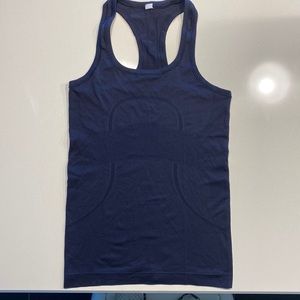 Navy Lululemon Swiftly Tech Racerback Tank Top